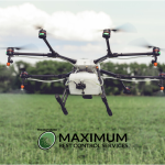drone for pesticide application on a farm in California